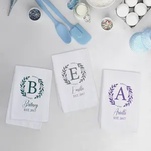 Custom Name Kitchen Towel, Minimal Kitchen Gift, Kitchen Towel With Name, Housewarming Gift, Printed Kitchen Towel, Personalized Dish Towel, Last Name Dish Towel, Personalized Gift, Wedding Gift, Custom Home Decoration, Tea Towel