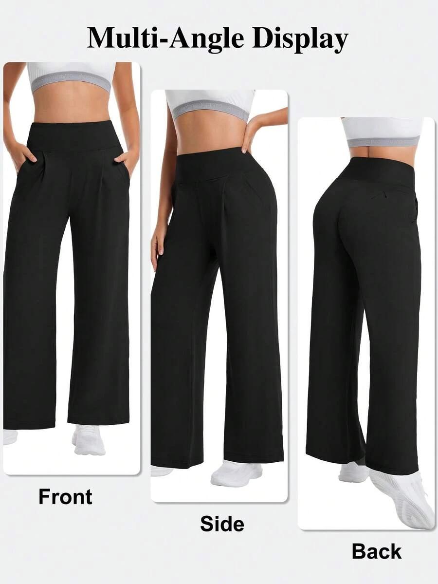 Cymebosilux Women's Maternity Straight-Leg Yoga Pants Ideal for outdoor activities and yoga Highly elastic fabric Relaxed and comfortable fit