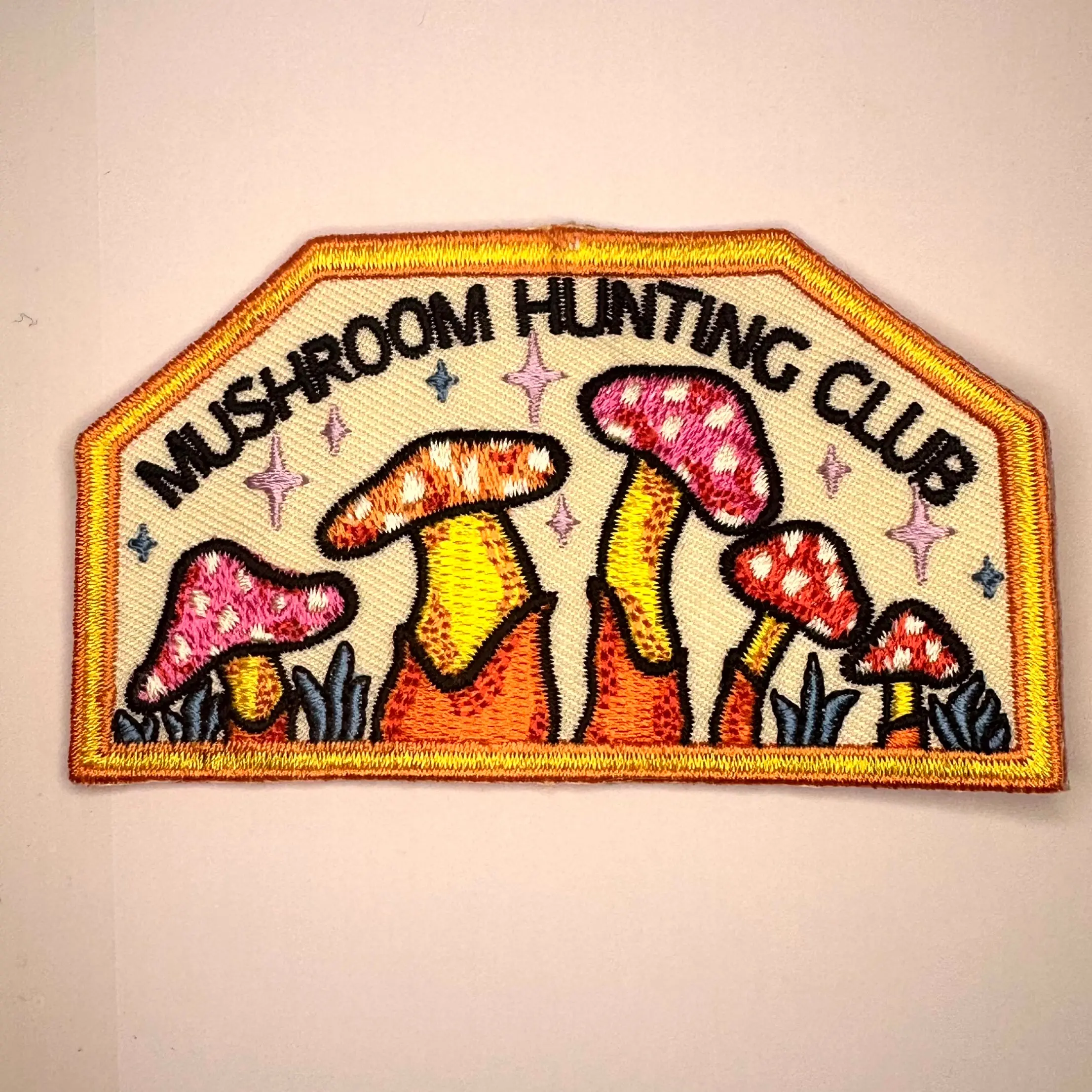 Mushroom Hunting Club Sew On Patch 3 by XYZ