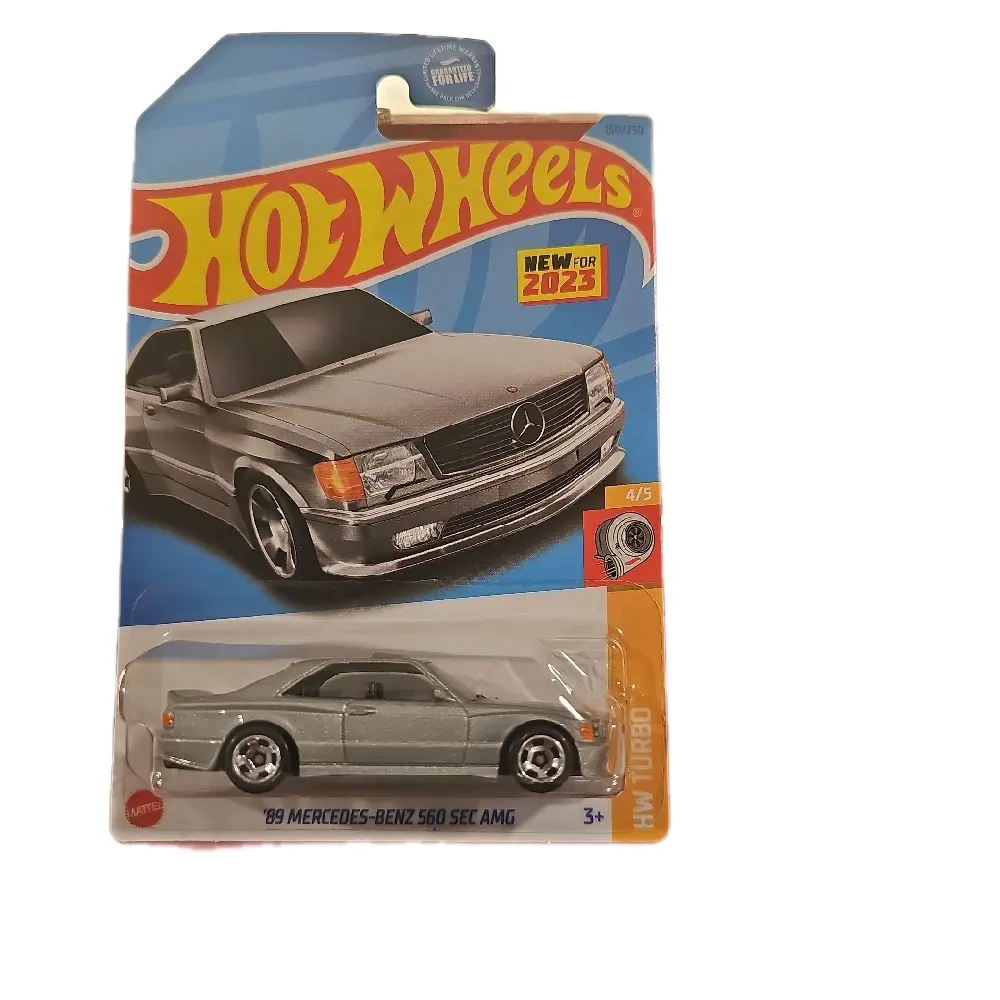 Hot Wheels '89 Mercedes-Benz 560 SEC AMG Diecast 1:64 Scale Collectible Car Model for Enthusiasts 47/5 New for 2023