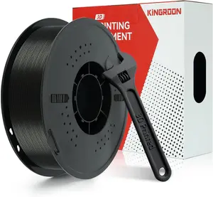 Kingroon PETG 3D Printer Filament 1.75Mm 2.2LB, High Precision, Strong Toughness, Odorless, Better Fluidity, Moisture-Proof 3D Printing Ender Filament 1pc