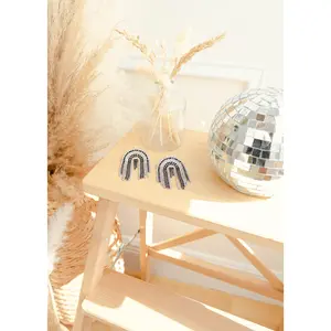 Starlight Arch Rhinestone Earrings