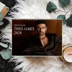 Theo.J 2026 Wall Calendar, Theo.J Fan Gift for Fan Merchandise, Theo.J Celebrity Merchandise, Theo.J James Unique Holiday Gift