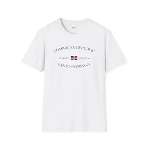 Dominican City Love Unisex T-Shirt, Santo Domingo Gift Tee, Vintage DR Apparel, Soft Cotton Shirt for Santo Domingo Fans, Dominican Republic