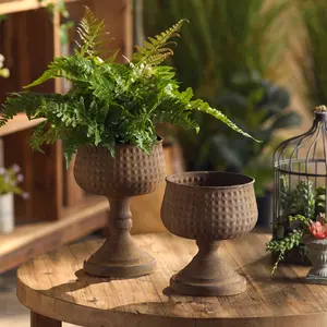American Retro Distressed Flower Pot Ornaments, Garden Decor, Coffee Shop, Bar, Bed and Breakfast, Courtyard, Balcony, Vase