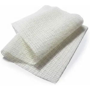 Dual Sided Non-Slip Gripper Pad, Heavy Duty Slide Stopper for Keeping Surfaces in Place, Prevent Shifting & Bunching on Slats or Box Springs, Trim to Fit, Cream