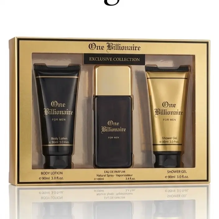 Billionaire Men’s Cologne Gift Set - Includes Body Wash & Lotion