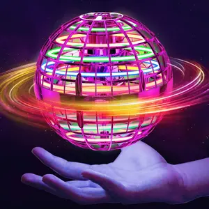 Magic Hover Spinning Ball – UFO Flying Orb Toy with RGB LED Lights, 360°   Boomerang Gyro for Kids & Adults, Levitating Sensory Fidget Drone