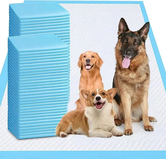Puppy Pee Pads for Dogs 36"x51" 40 Count, Extra Large Dog Pee Pads, Leak-Proof & Super Absorbent Dog Pee Pads, Thicken Disposable Potty Pads Puppy Training Pads for Cats Rabbits