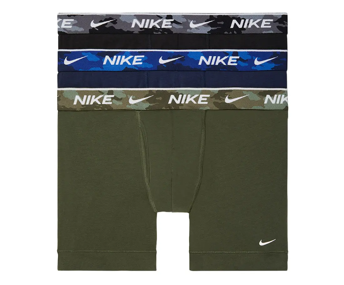 Nike 3Pk Boxer Brief Cotton Mens Active Underwears Nike 3Pk Boxer Brief Cotton Mens Active Underwears
