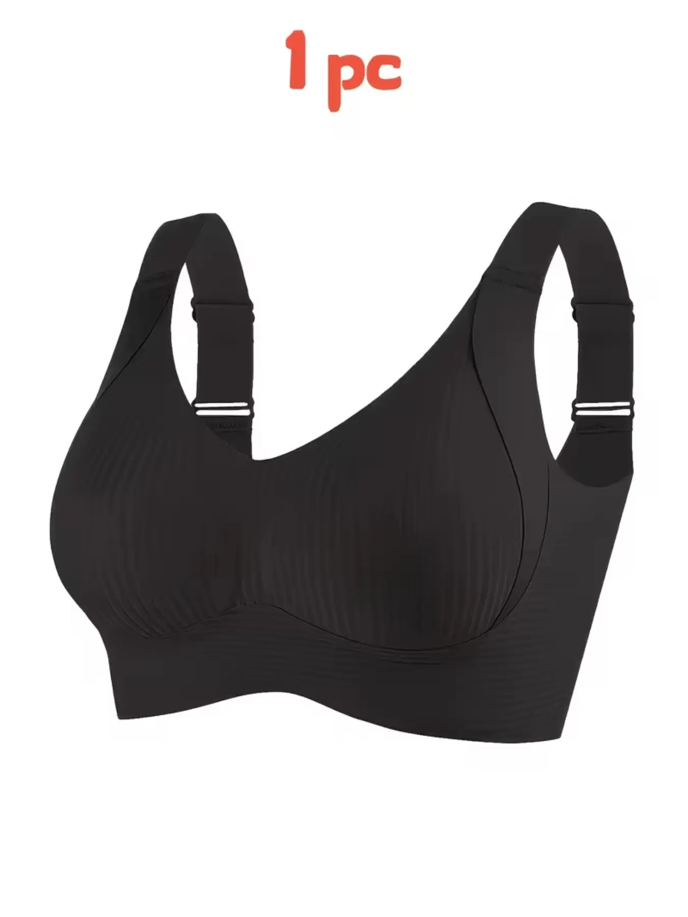 High-Quality Seamless Women's Bra, Comfortable Skin-Friendly, Adjustable Wide Straps, No Underwire, Buckle Back, Casual Lingerie