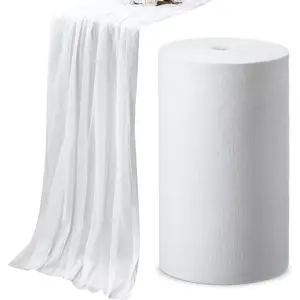 1 Roll Grade 10 70 Yard 100% Unbleached Cotton Reusable Cheese Cloth Bulk Cheesecloth Table Runner for Cooking Wedding Decor Straining White