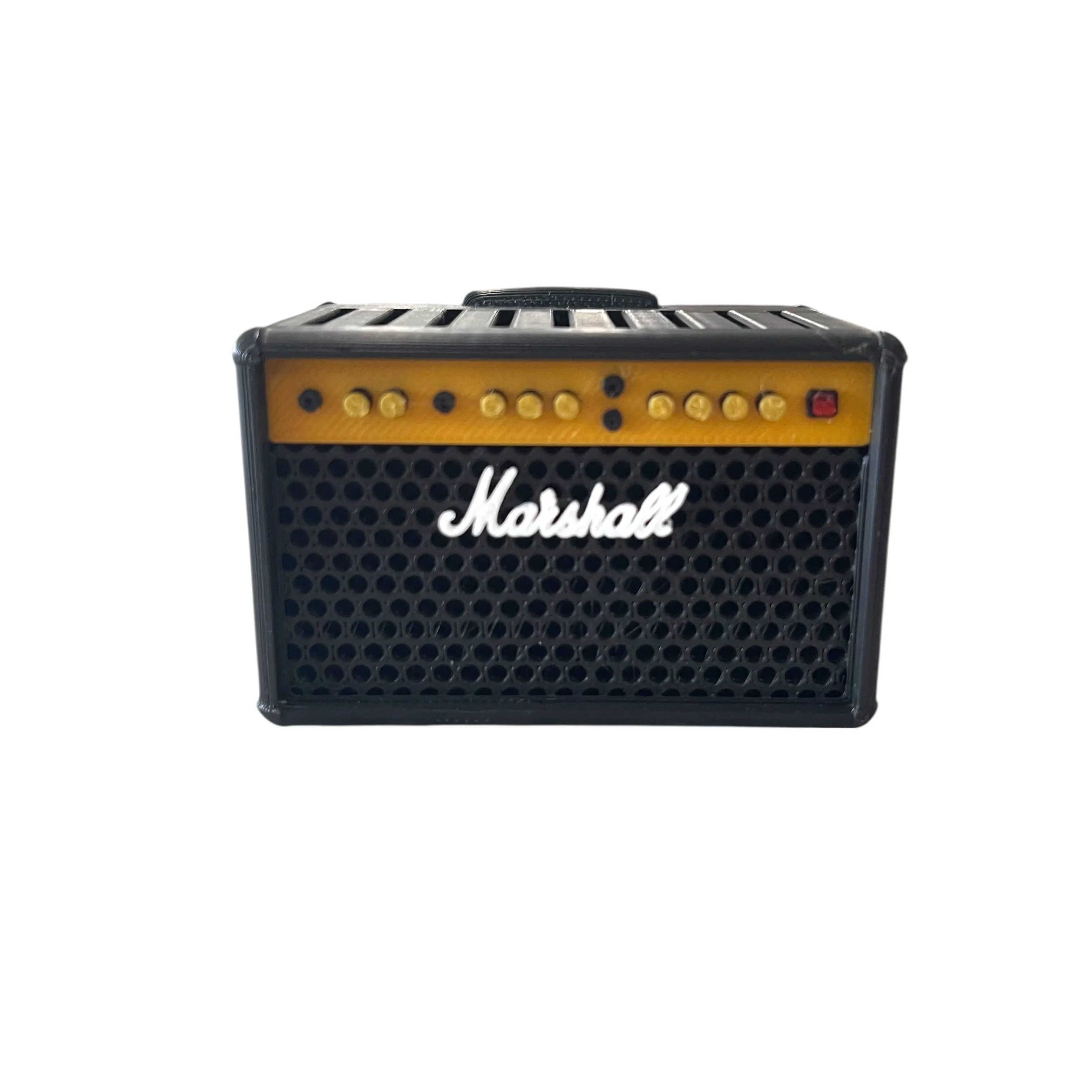 Marshall Amp Pick Holder - 3D Printed Guitar Pick Storage Case - Fits 5 Picks - 1.5"x1.5"x1.5" - Quality Filament - US Made