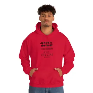 Jesus Is The Only Way Men’s Unisex Heavy Blend™ Hooded Sweatshirt