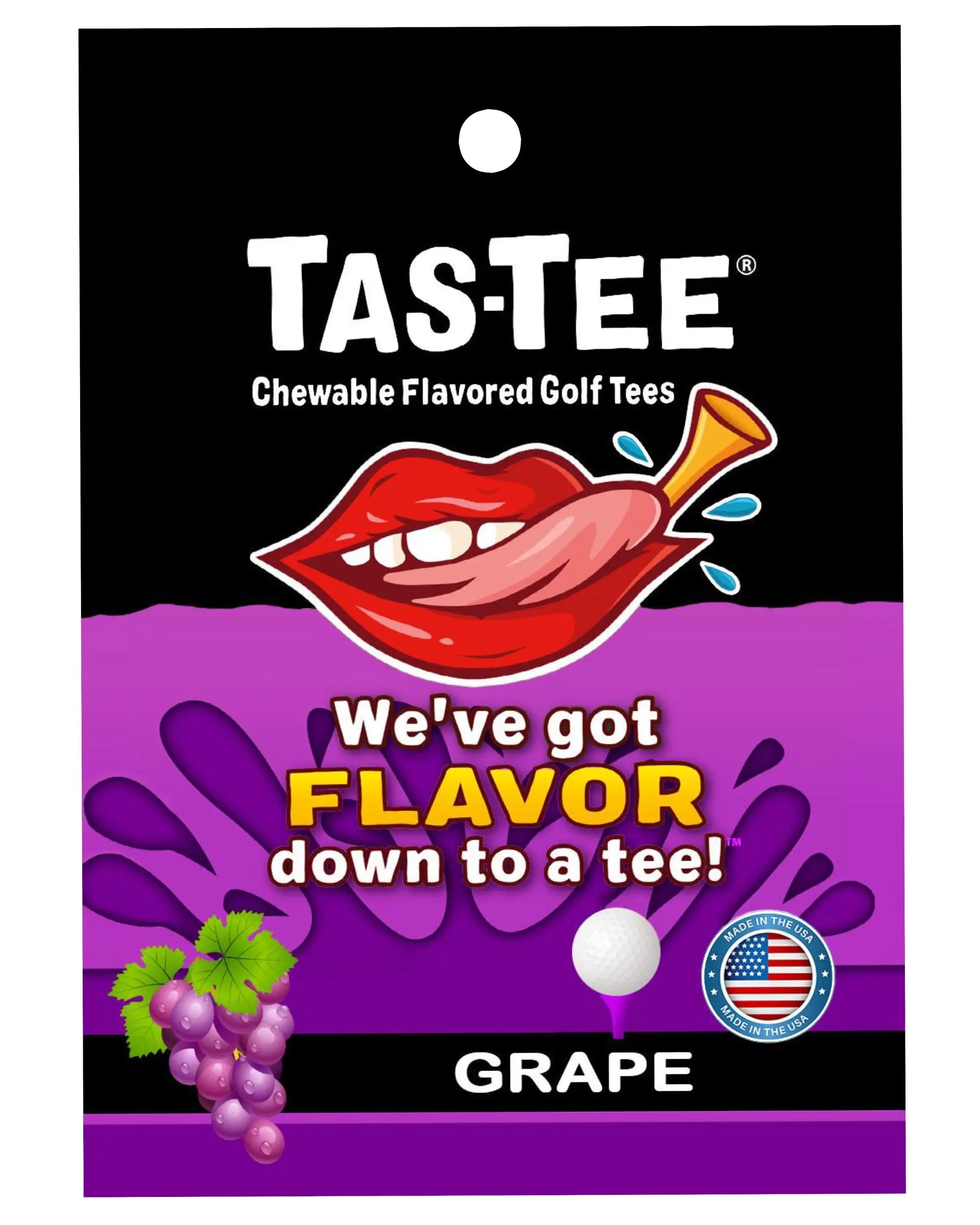 Tas-Tee Variety 8 Packs (48 flavored golf tees)