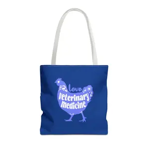 Vet Med Whimsy Chicken Tote Bag | Veterinary Technician | Veterinary Medicine | Vet Med Student | Veterinarian Gifts |Tote Bag