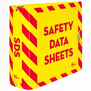 Avery 3 in. UltraDuty Ring Binder, Yellow & Red