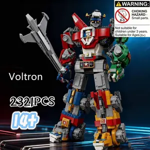 Voltron Building Blocks Set, Creative Fun Imaginative Play Voltron Ultimate Compatibility with 21311 Ideas Toys, Moc Building Blocks, 5-In-1 Model, Ideal Gift Playset