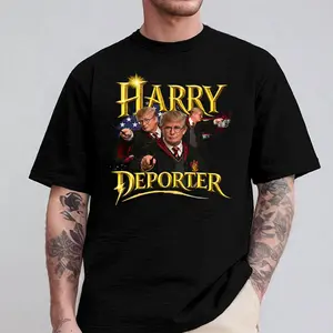 Harry Deporter Shirt, Trum the Wizard Hoodie, Meme Tee