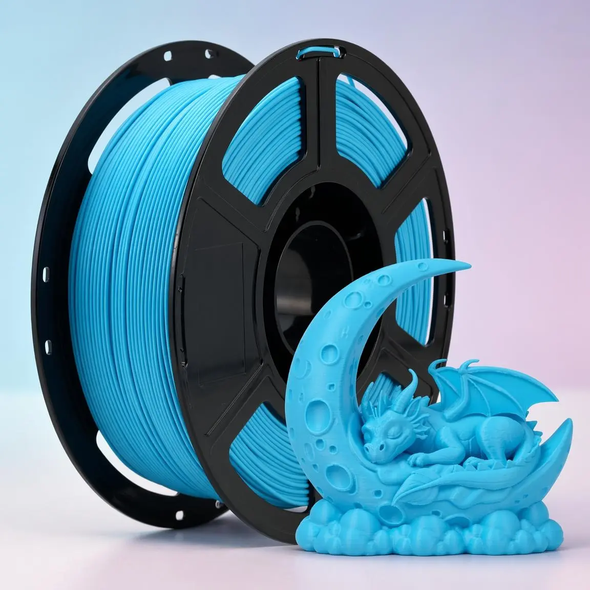 Flashforge Rapid PLA 3D Printer Filament, 1.75mm Diameter, 1kg Spool, +/-0.02mm Dimensional Accuracy, 350mm/s High-Speed Printing, Profit-Driven Use, High-Volume Compatibility, Enhanced Flow & Cooling, Optimized Efficiency, Premium Prints