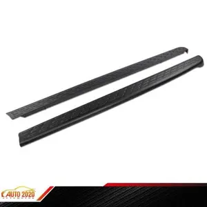 Black 6'6" Bed Rail Caps Cover Protector Molding Cap Fit For 2007-2013 Silverado
