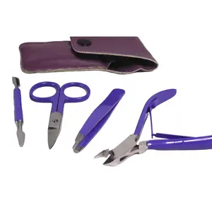 Manicure Set of 4 (6 available) Nail Nail Care Compact Nipper Cuticles)
