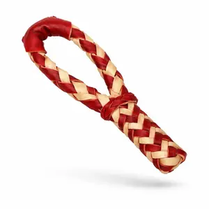 Charro Rawhide Red Hondilla Rope Lariat Rosadera