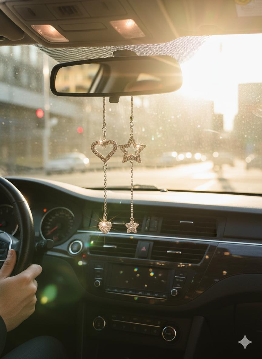 Artificial Crystal Hollow Five-pointed Star Rear View Mirror Pendant Car accessories Rear view mirror accessories Car charm Car decorations Car decorations interior Girly car accessories Pearl Butterfly Decor stylish auto gift shop Artificial Crystal Hollow Five-pointed Star Rear View Mirror Pendant Car accessories Rear view mirror accessories Car charm Car decorations Car decorations interior Girly car accessories Pearl Butterfly Decor stylish auto gift shop