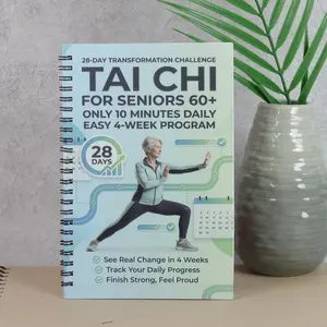 Slow Motion Challenge, Four Weeks Tai Chi Practice, 10-Minute Home Workout, Relieves Back Pain, Boosts Happiness, Ideal for Seniors