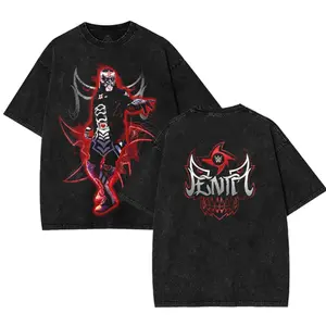 WWE Retro Vintage Limited Edition Black Penta Portrait Shirt, Penta WWE Tee, Wrestling Shirt Men's Oversized Cotton T-Shirt Clothes wwe t-shirt Top Seamless