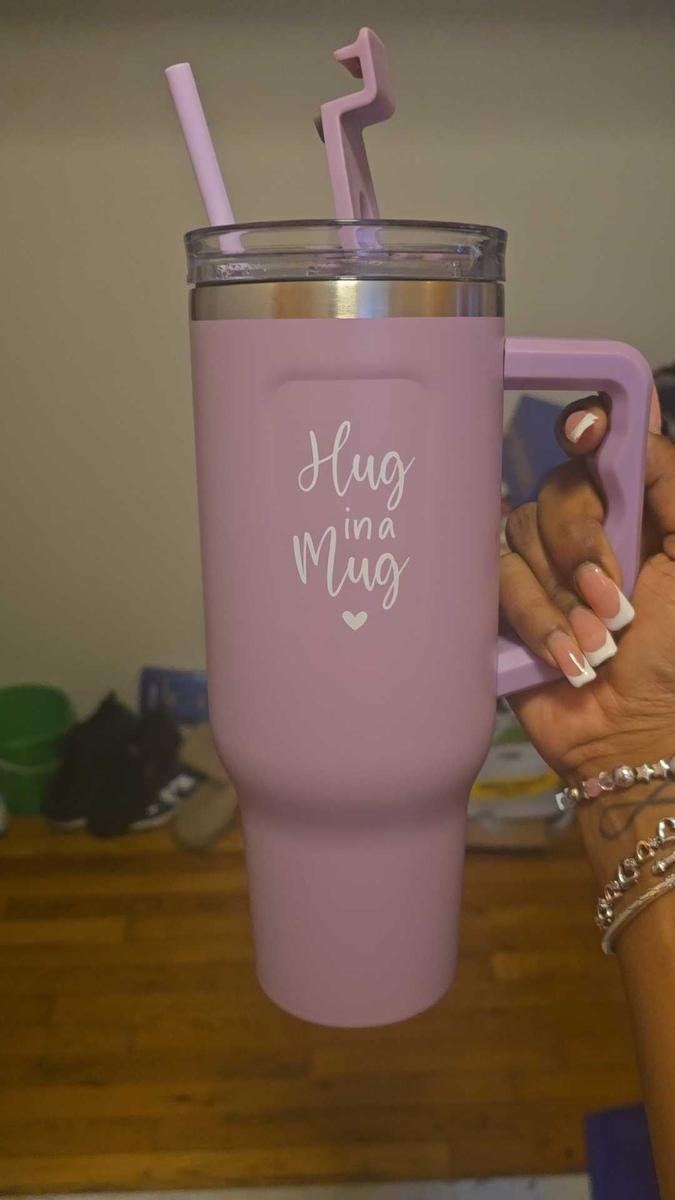 Item: 40 OZ Tumbler +Lavender