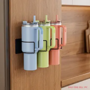 Magnetic Cup Holder for Stanley Cups, No-Drill Installation, Strong Magnetic Base, Durable Water Bottle Organizer Rack, Beverage Organizer, Wall Organizer