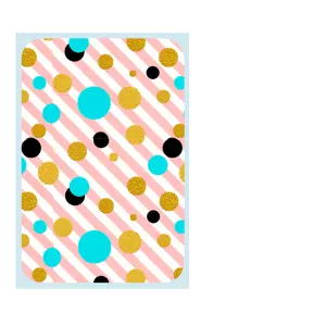 Dottie Stripes! 2" x 3" Magnet for Office, Locker, Refrigerator, Vision Board (1515-M)