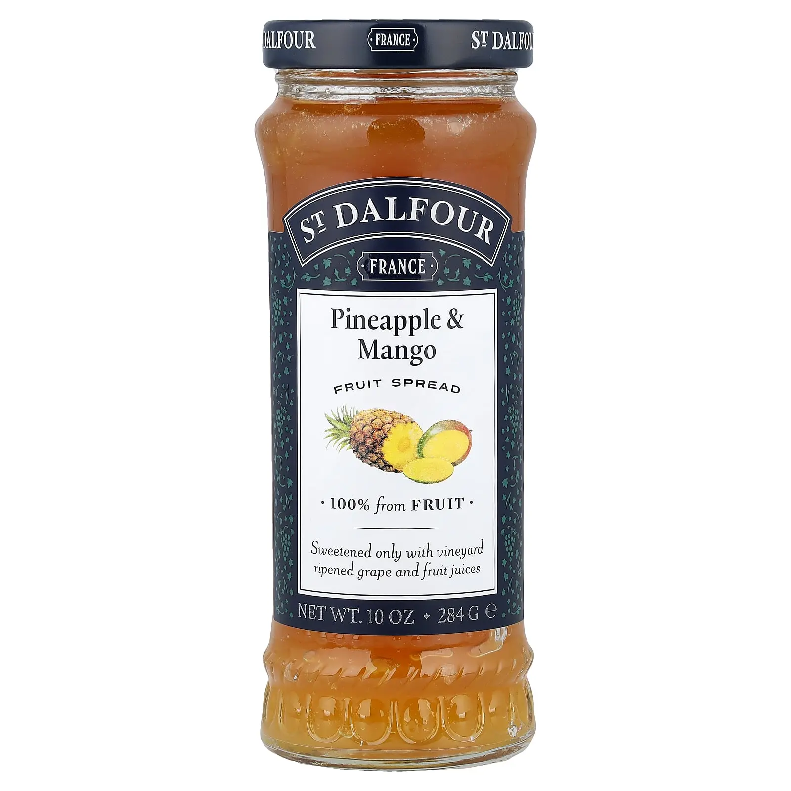 St. Dalfour Pineapple & Mango Fruit Spread, 10 oz (284 g)