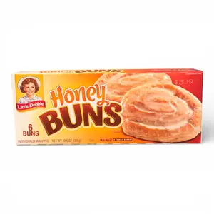 Little Debbie Honey Buns | 6 Individually Wrapped Pastries | Family Size