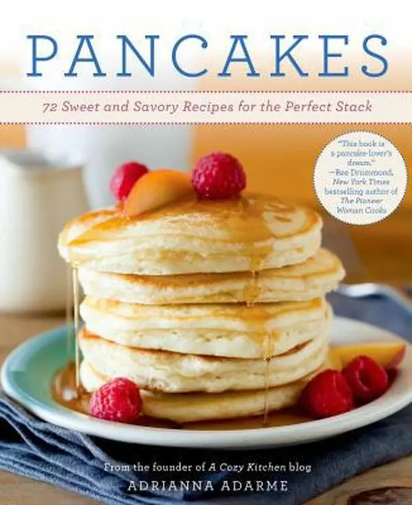 USED Book - Pancakes: 72 Sweet and Savory Recipes for the Perfect Stack by Adrianna Adarme (Paperback) - english
