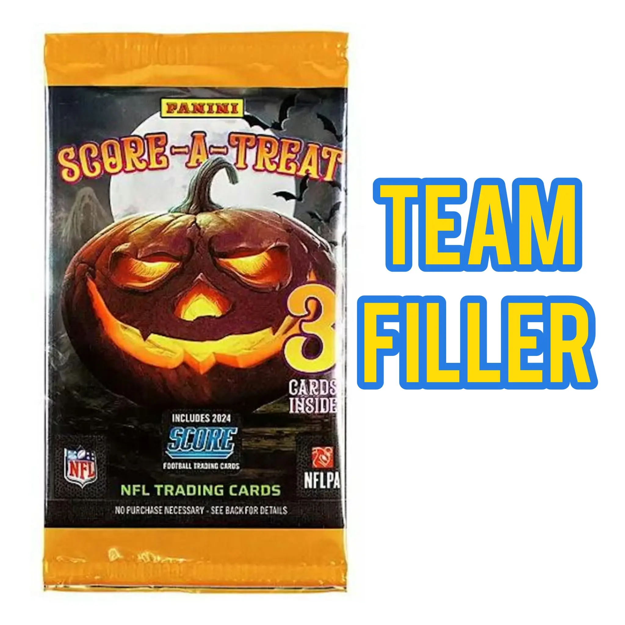 PACKERS & PANTHERS TEAM FILLER - 2025 Panini Score-A-Treat Football Card Pack Halloween