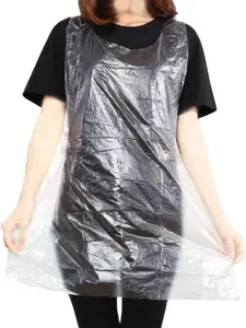 Disposable Aprons (50 Count), Plastic apron for Painting Party, Cooking, Housework, Picnic etc.