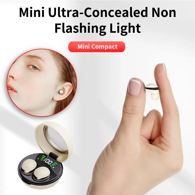 2026 New HiFi HD Stereo True Wireless Earbuds, Mini Invisible Wireless Earphones with Touch Function, Suitable for Sports, Gaming, Daily Use Headphones, Wireless Earbuds Headset