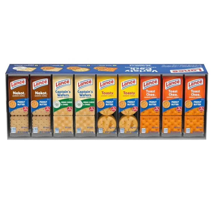Lance Sandwich Crackers Variety Pack, 36 Ct (Pack of 36)