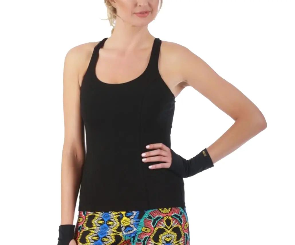 INSTANT FIGURE Racer Back Tank Top 144020 - Sleeveless Compression Undershirt - Women’s Slimming Athletic Bodyshaper, High Quality Stretch Fabric, Instant Tummy Control, Made In The USA