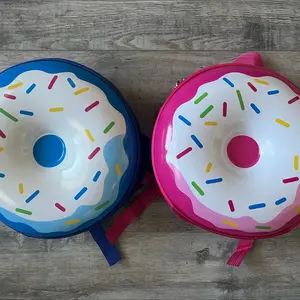 Donut shape mini backpack and mini purse