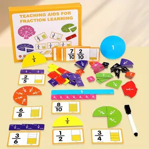 Fraction Plate Addition, Subtraction, Multiplication, and Division Arithmetic Exercise Hand Skills Educational Game