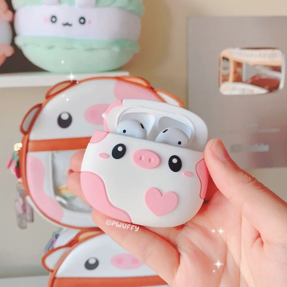 Strawberry Cow AirPods Case Strawberry Cow AirPods Case