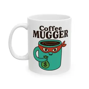 Cute Cactus Character Mug | Ceramic Coffee Tea Cup