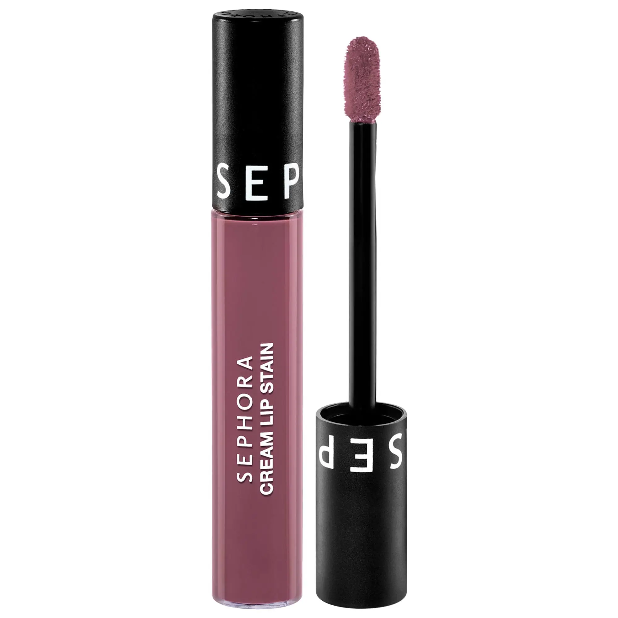 SEPHORA COLLECTION Cream Lip Stain 10HR Liquid Lipstick 13 Marvelous Mauve 0.16 oz. / 5 mL