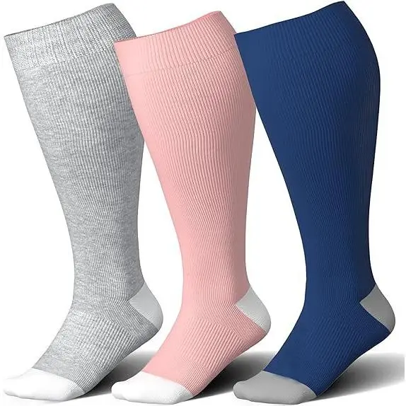3 pairs of combination 15  gray/pink/blu
