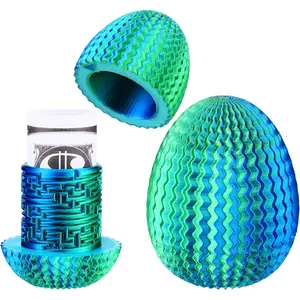 2 Pcs Easter Egg Puzzle Box Money Puzzle Box for Cash Gift with Hidden Compartments Present for Easter Birthdays & Special Occasions 2026 Gift Ideas (Green)