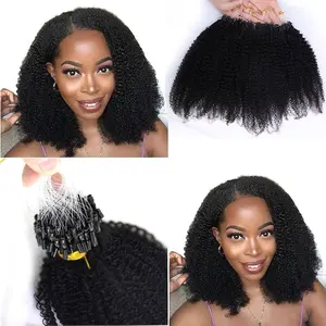 Micro link afro curly