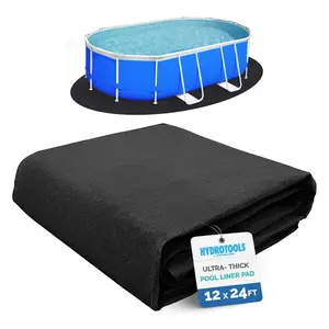 Swimline Hydrotools Above Ground Oval Liner Pad, Pool Protector Mat, 12 x 24 Ft